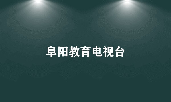 阜阳教育电视台