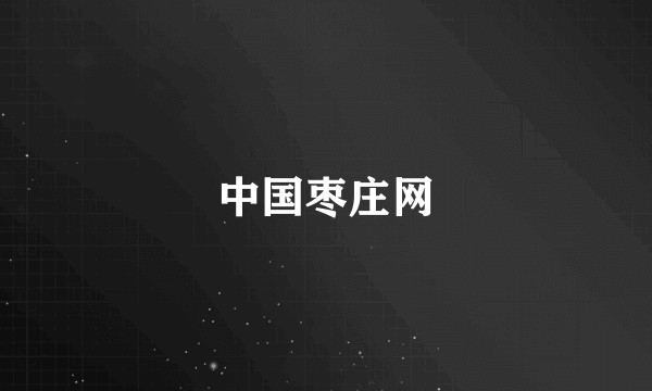 中国枣庄网