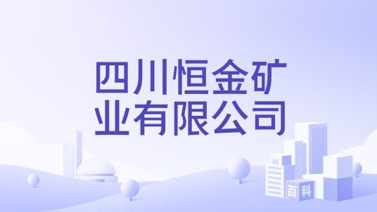 四川恒金矿业有限公司