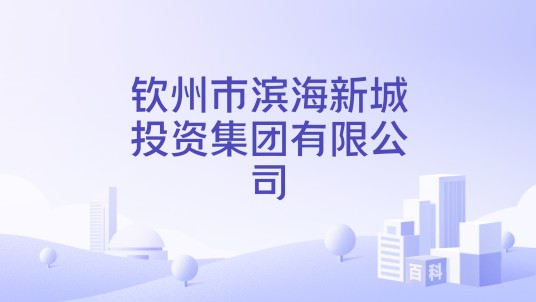 钦州市滨海新城投资集团有限公司