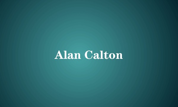 Alan Calton