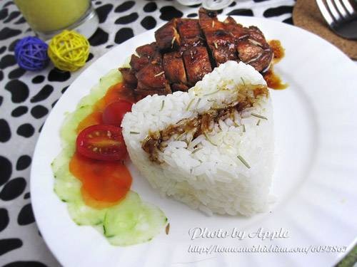 日式照烧鸡腿饭