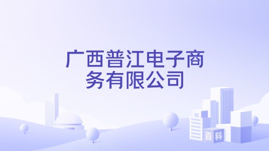 广西普江电子商务有限公司