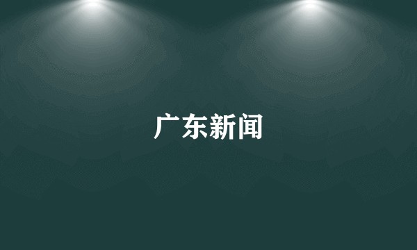 广东新闻