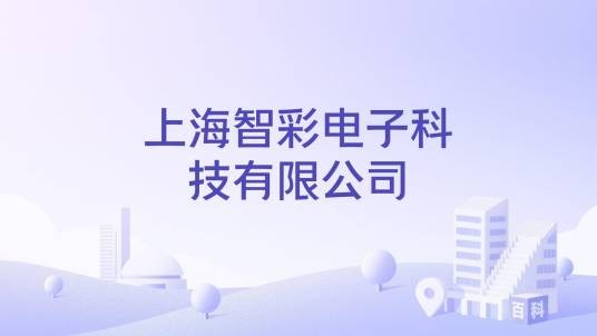 上海智彩电子科技有限公司