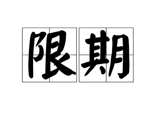 限期（汉语词语）