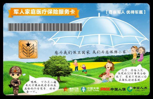 军人家庭医疗保障卡