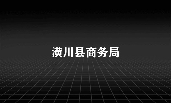 潢川县商务局