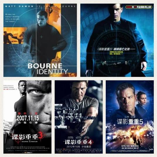 谍影重重（2002-2016年马特·达蒙主演的系列电影）