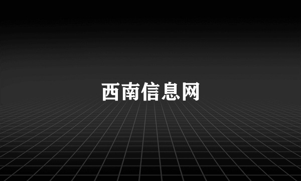 西南信息网