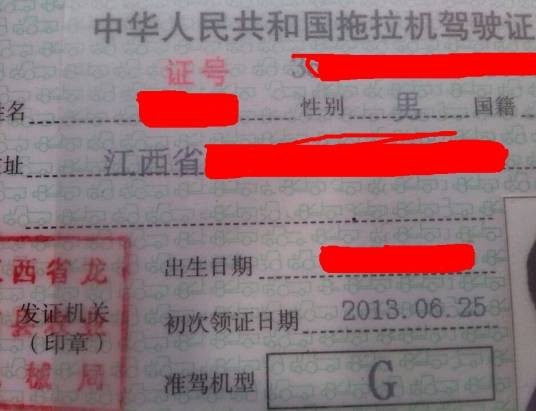 g驾照