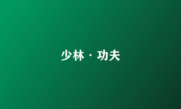 少林·功夫