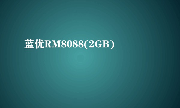 蓝优RM8088(2GB)