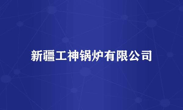 新疆工神锅炉有限公司
