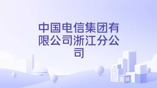中国电信集团有限公司浙江分公司