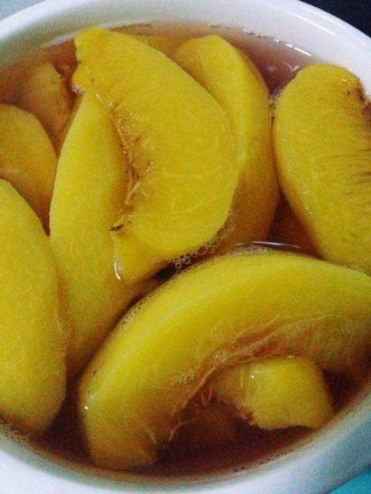 蜜汁黄桃