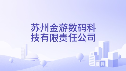 苏州金游数码科技有限责任公司