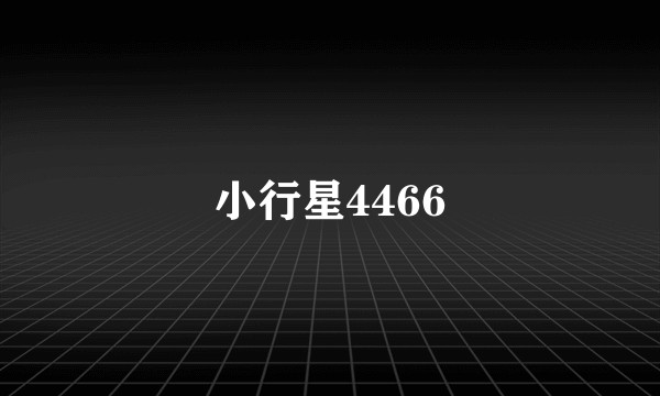 小行星4466