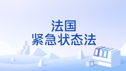 法国紧急状态法