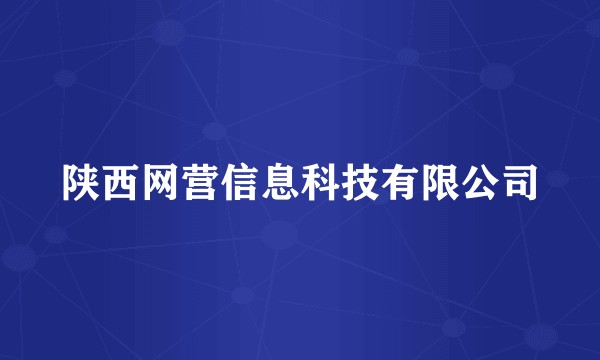 陕西网营信息科技有限公司