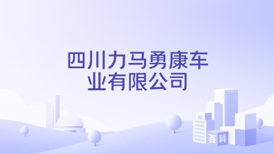 四川力马勇康车业有限公司