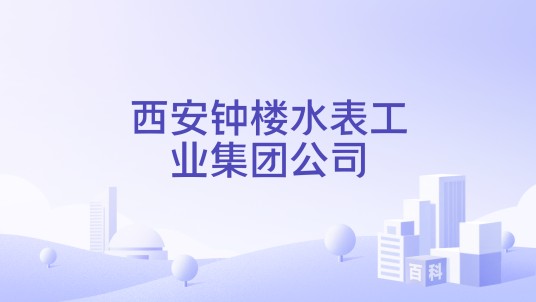 西安钟楼水表工业集团公司