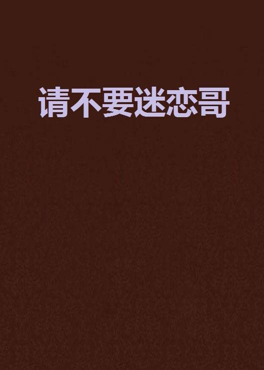 请不要迷恋哥（网络小说）