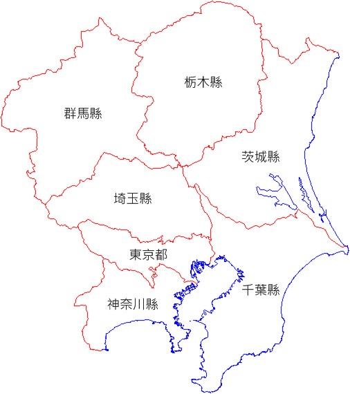 关东地区(日本本州中部濒太平洋的一个地区)