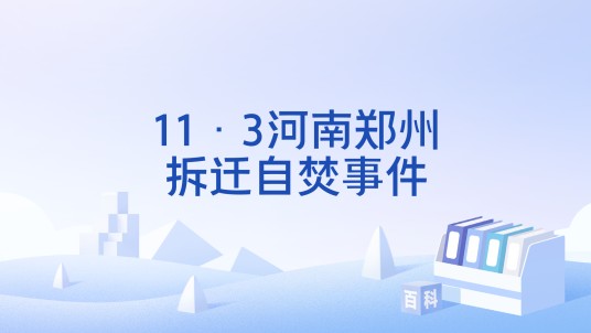 11·3河南郑州拆迁自焚事件
