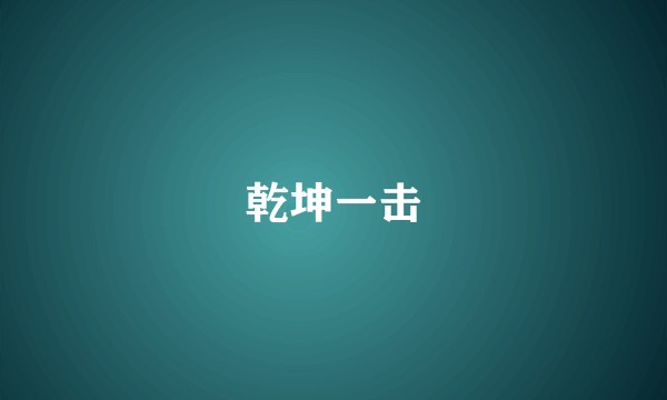 乾坤一击