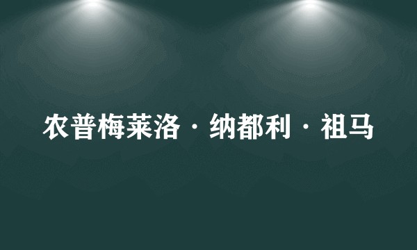 农普梅莱洛·纳都利·祖马