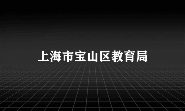 上海市宝山区教育局