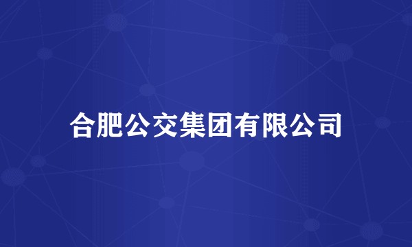 合肥公交集团有限公司
