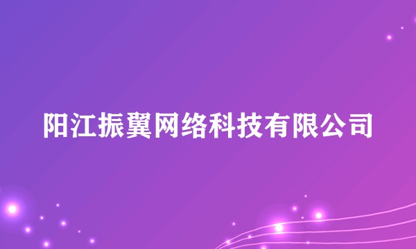 阳江振翼网络科技有限公司