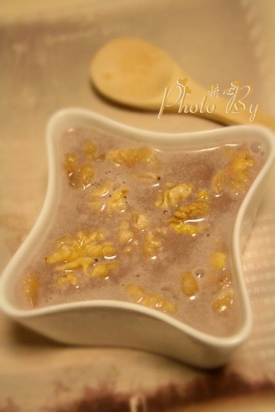 核桃红豆沙糖水