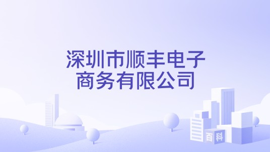 深圳市顺丰电子商务有限公司