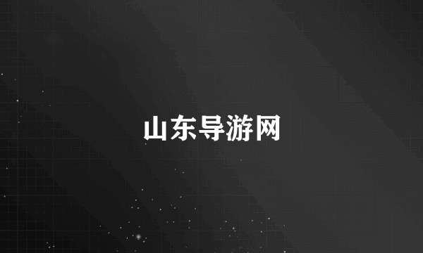 山东导游网
