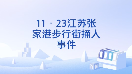 11·23江苏张家港步行街捅人事件
