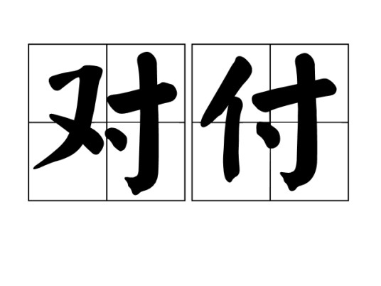 对付（汉语词语）