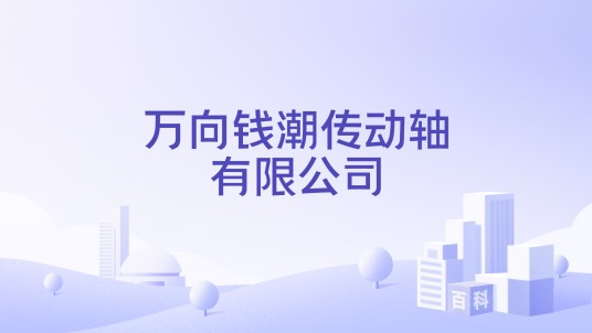 万向钱潮传动轴有限公司
