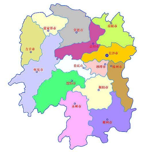 湖南省行政区划