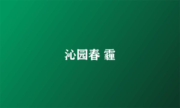 沁园春 霾