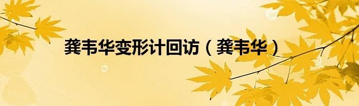 龚韦华变形计回访（龚韦华）