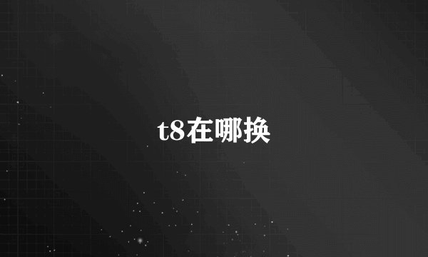 t8在哪换