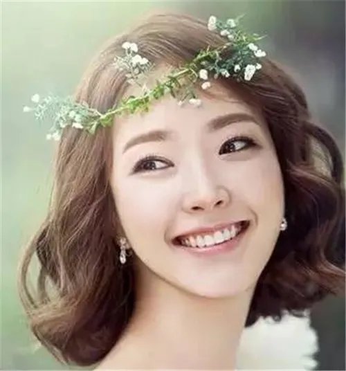 短发韩式新娘发型图片 短发怎么做新娘发型好看