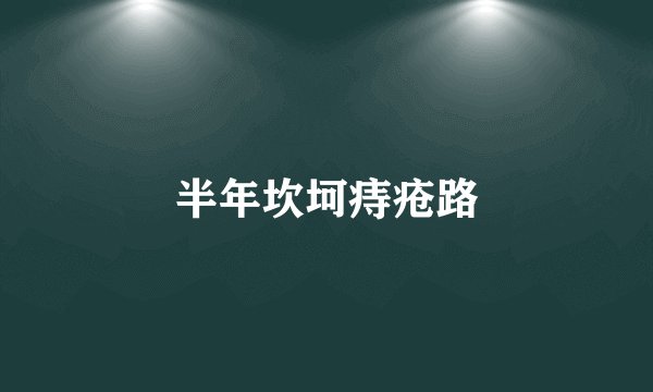 半年坎坷痔疮路