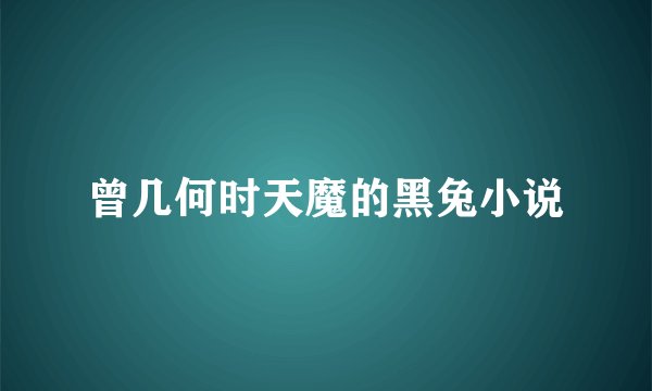 曾几何时天魔的黑兔小说