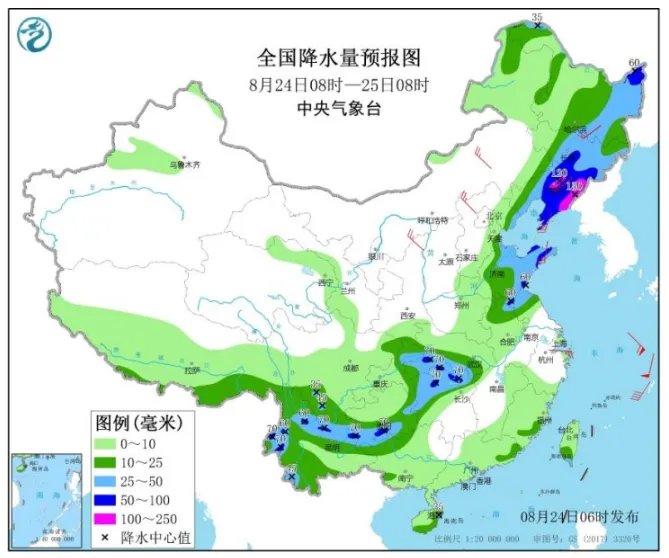 8号台风巴威实时路径发布系统 台风巴威影响我国哪些地方