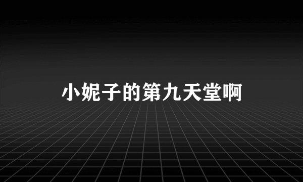小妮子的第九天堂啊