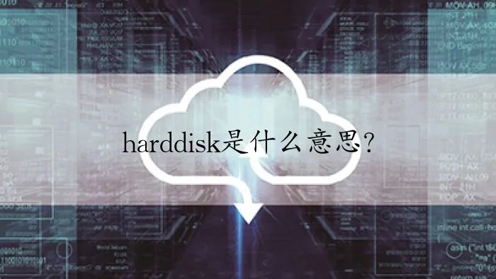 harddisk是什么意思？